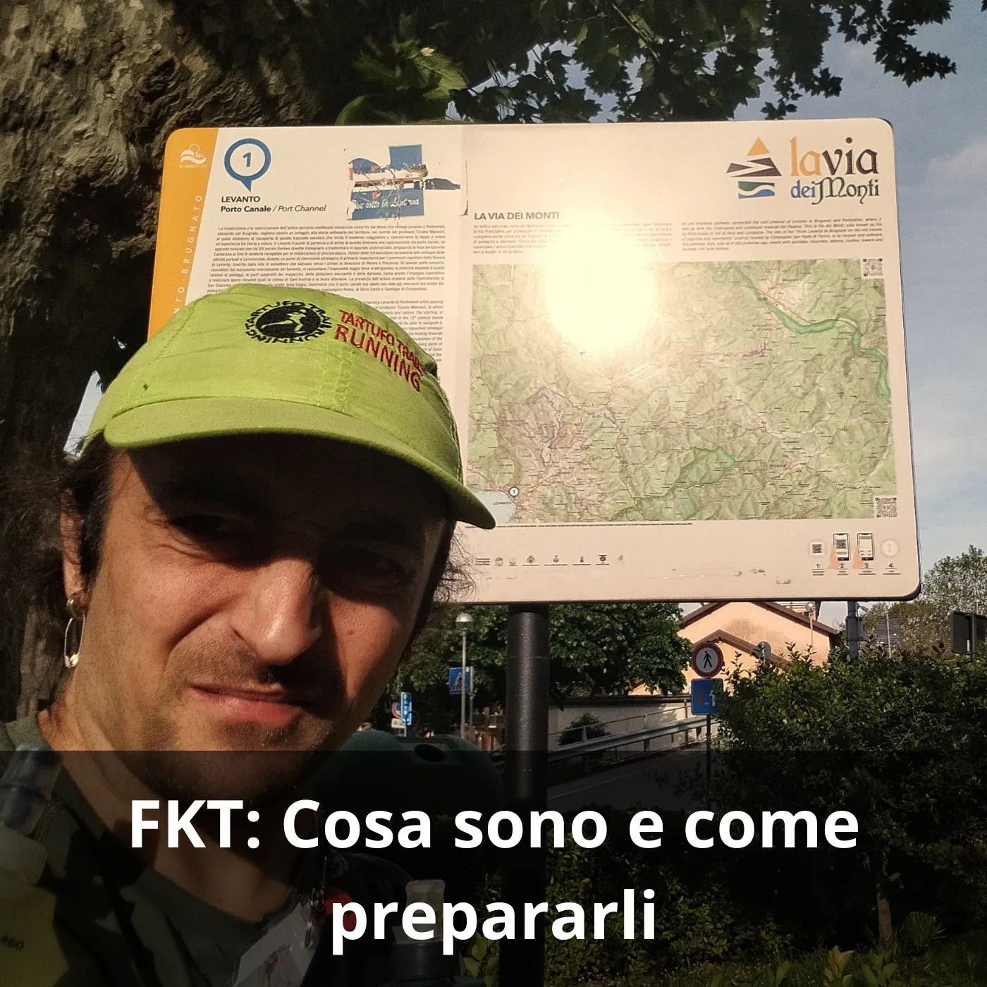 Locandina dell'Episodio raffigurante il logo dell'AWTrail in un bosco e la
scritta Road to AWTrail
